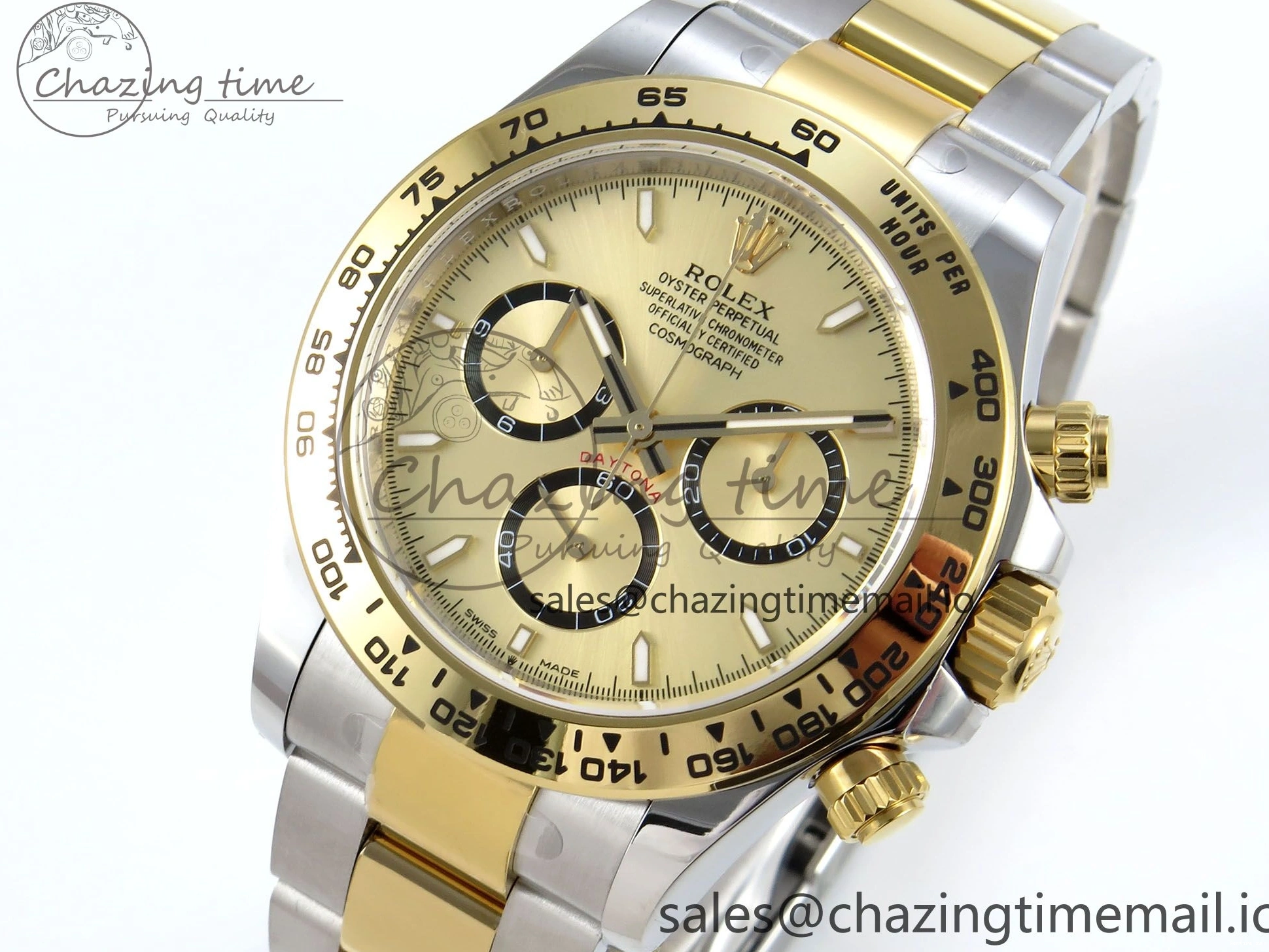 0103 Daytona 126503 APSF 1:1 Best Edition YG Dial on SS YG Braclet SH Timeless 734